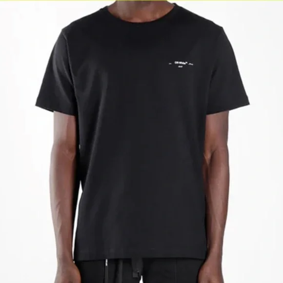 Off-White 3D Arrow Short Sleeve Ordinary Version Black